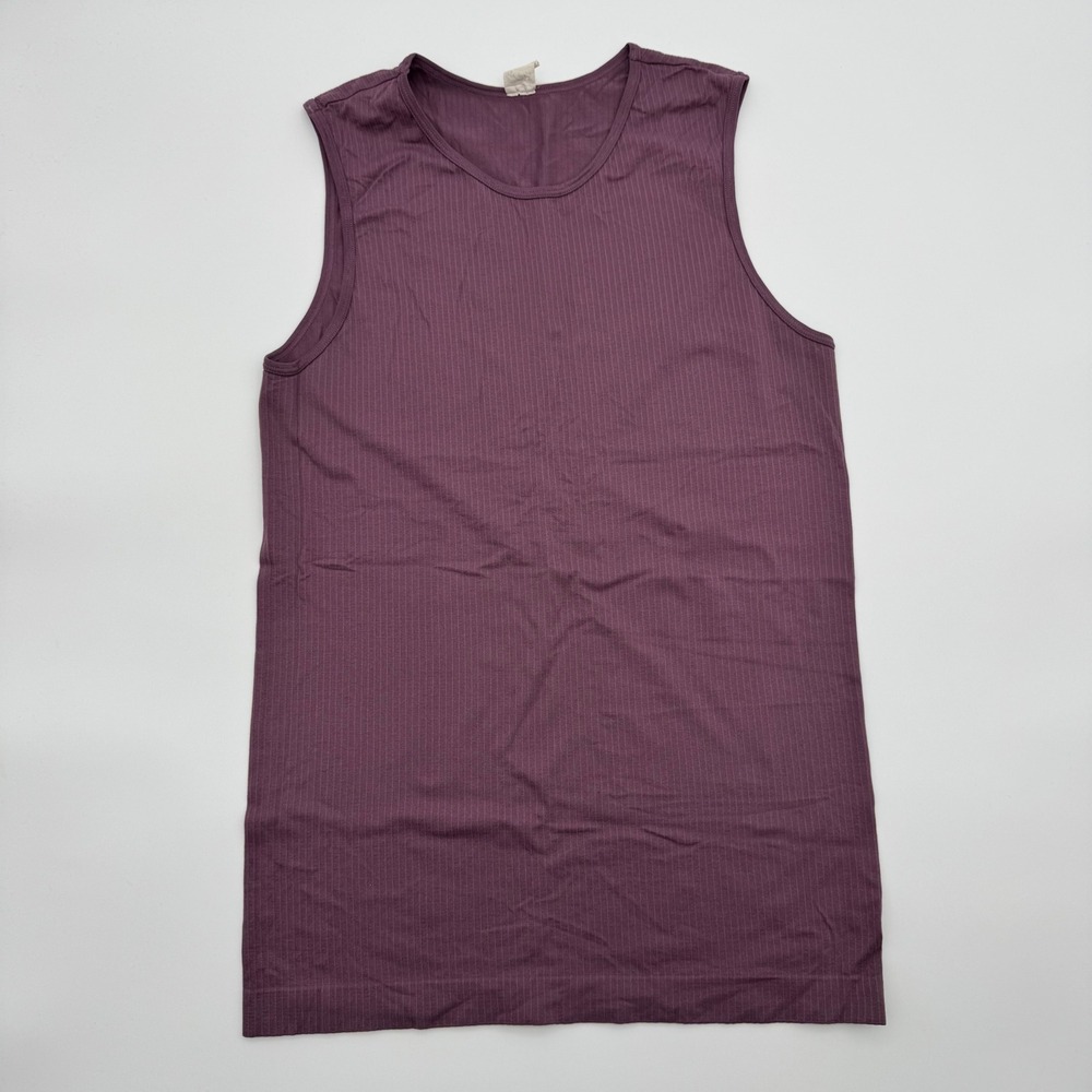 Zyia Active Purple Ribbed Seamless Tank Top Womens XL